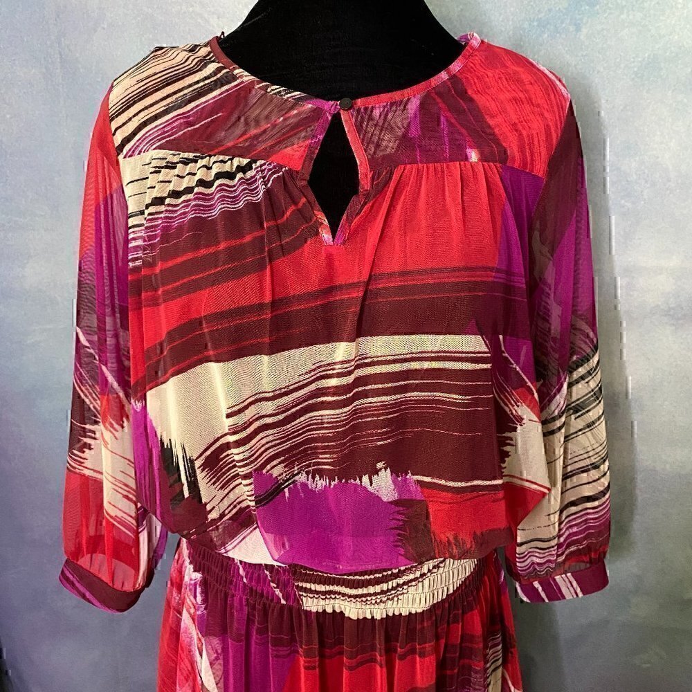 London Times Keyhole neck dress - Picture 9 of 13